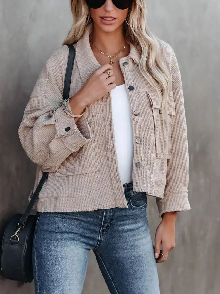 Kelsie Waffle Jacket
