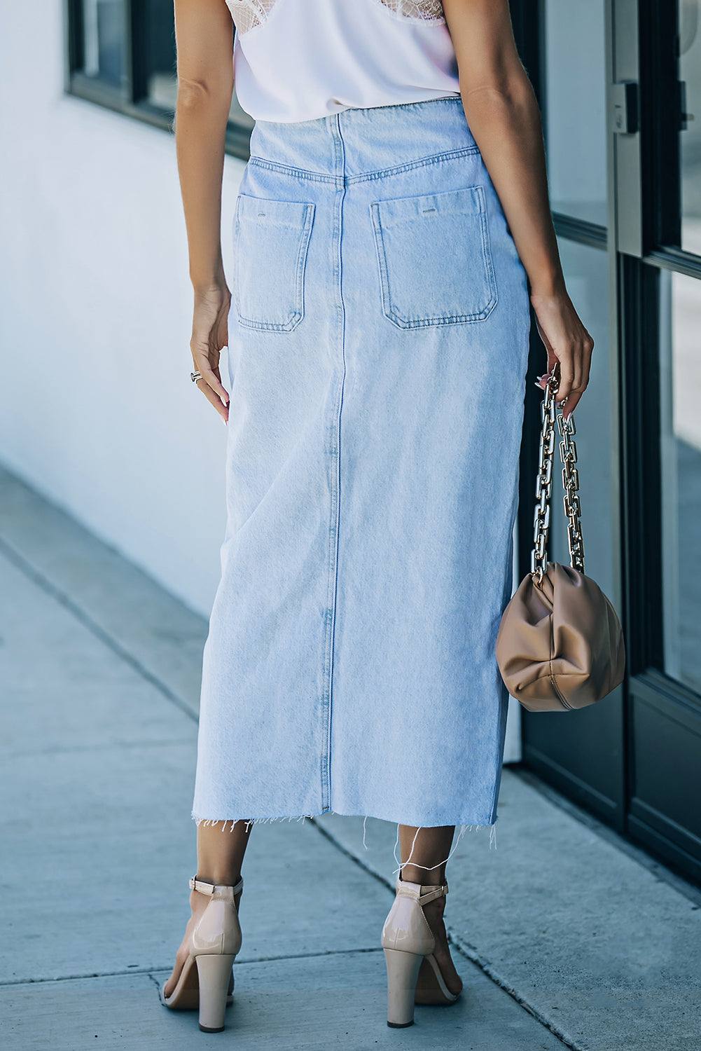 Faye Denim Skirt