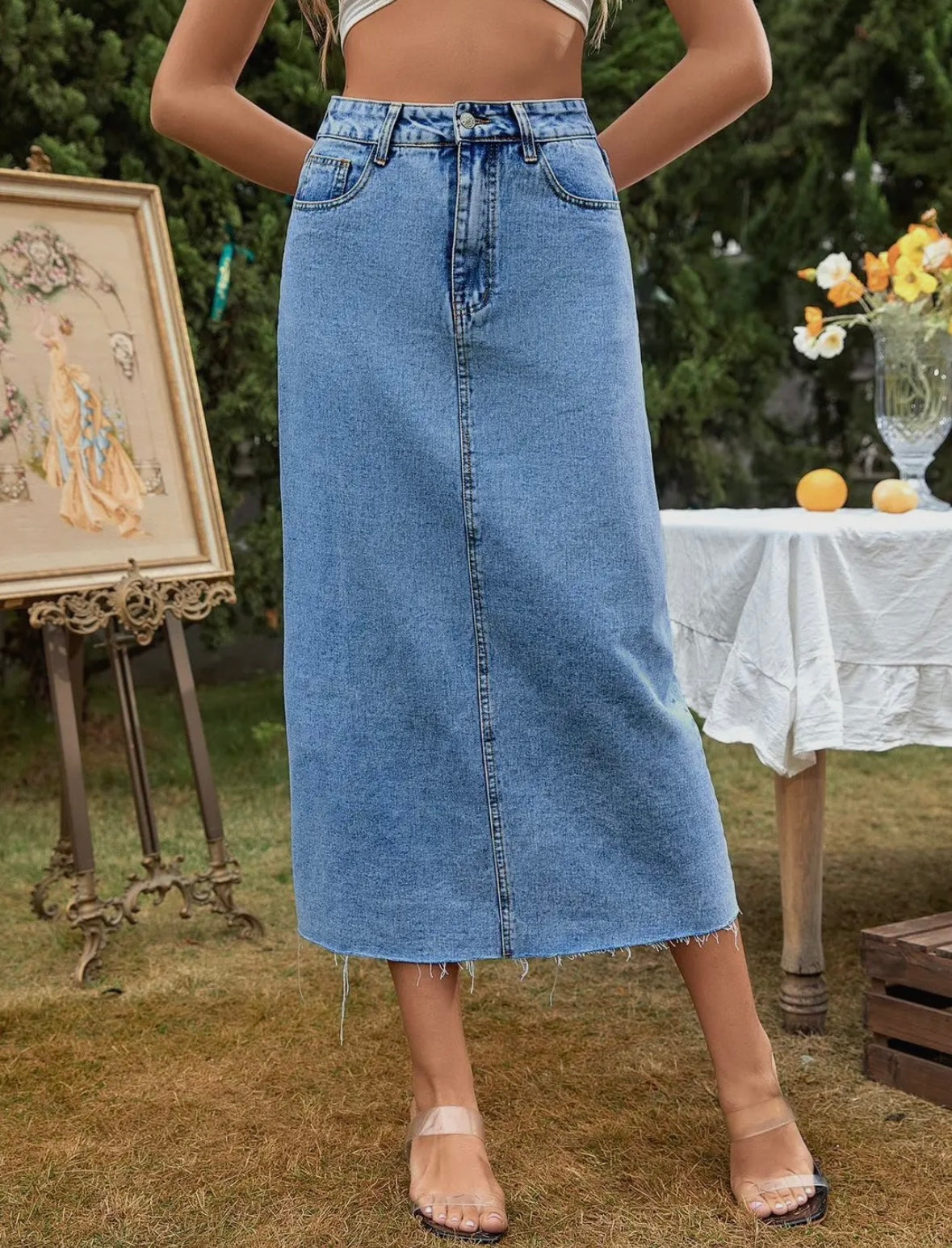 Lottie Denim Skirt