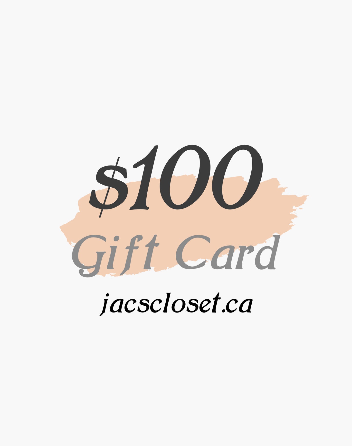 Jac's Closet Gift Card